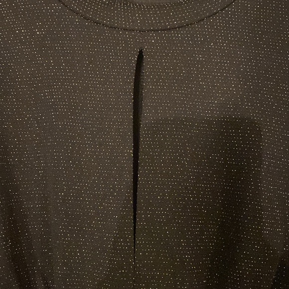 Red by BKE long sleeve glittery mesh top with slit size medium - Picture 4 of 6